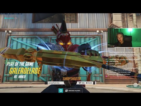 POTG! GALE INSANE HANZO + MCCREE GAMEPLAY OVERWATCH SEASON 32 TOP 500