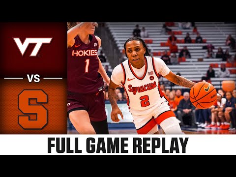 Virginia Tech vs Syracuse Women's College Basketball Game