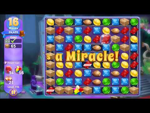Wonka's World of Candy Level 731 NO BOOSTERS - A S GAMING ✔
