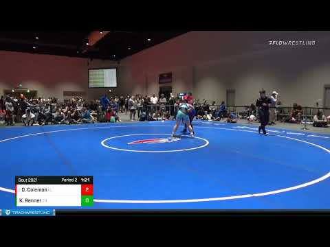 144 Lbs Round 1 - Degriece Coleman, FL Vs Kohana Renner, TN Ca96
