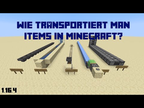 Transporting items in Minecraft | Minecraft 1.20.1 German