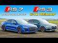 Audi RS7 Performance v Tuned RS3: DRAG RACE