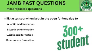 jamb past questions and answers on chemistry