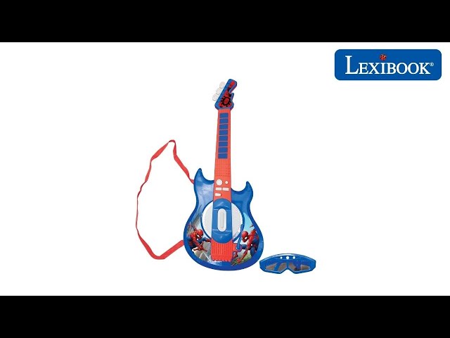 Vídeo relacionado con Lexibook, Disney Stitch, Guitarra electrónica con micrófono y Gafas para Cantar con Estilo, 2 Modos de Juego, melodías de demostración, Efectos Luminosos, Azul, K260D