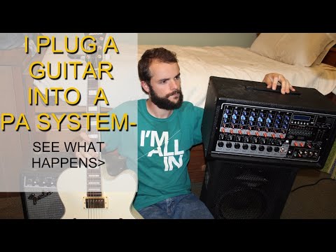 Guitar Amp vs PA System // Which one sounds better? // A Comparison