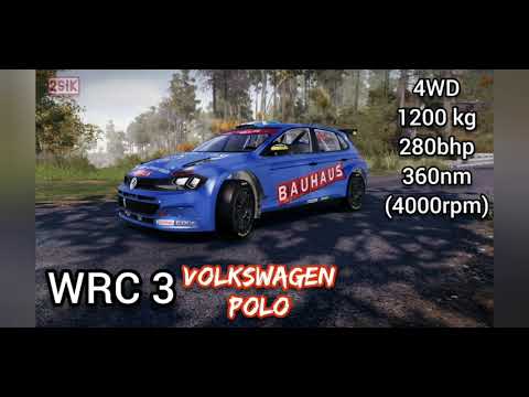 WRC 9 | ALL CARS + DLC (With Stats)
