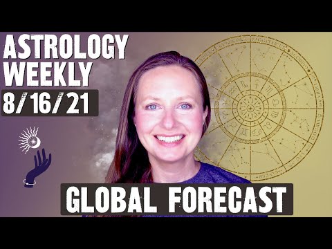Weekly financial astrology Aug 16 2021. Increased focus on gold, healthcare, oil, wet weather