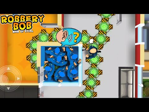 Robbery Bob : High Rise Use Bald Guard Costume - Path By Teleportation Part 318