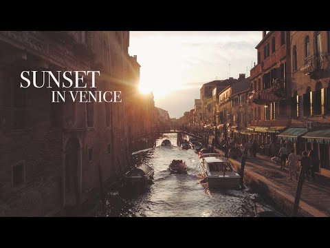 Sunset in Venice 4K