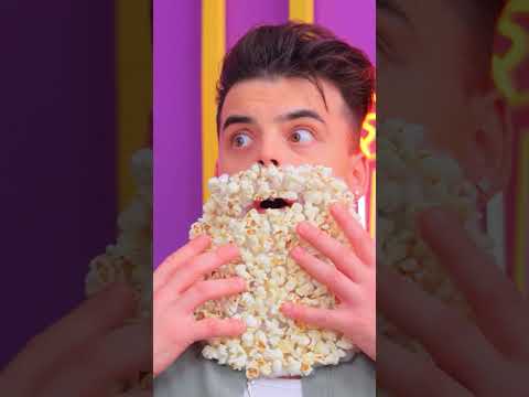 Jock Vs Nerd Popcorn Fight! #Shorts