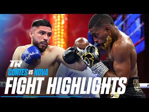 Andres Cortes Holds Tough Against Abraham Nova | FIGHT HIGHLIGHTS