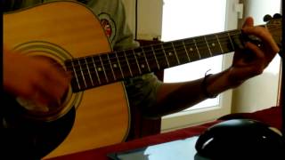 Christophe Mae - c'est ma terre guitare leçon