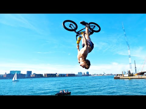 BMX WATER JUMP!