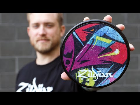 Zildjian Grafitti Practice Pads 12 inch Çalışma Pedi - Video