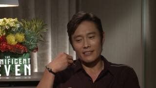 THE MAGNIFICENT SEVEN: Backstage with Ethan Hawke & Byung Hun Lee video