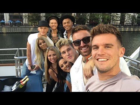 Gaz Beadle with Geordie Shore cast on Snapchat | October 3 2016