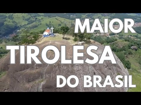 VEJA COMO É A MAIOR TIROLESA DO BRASIL | CIDADE DE PEDRA BELA SP