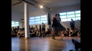 Fausto Carpino y Veronica Toumanova bailando un Vals en DNI (Buenos Aires)