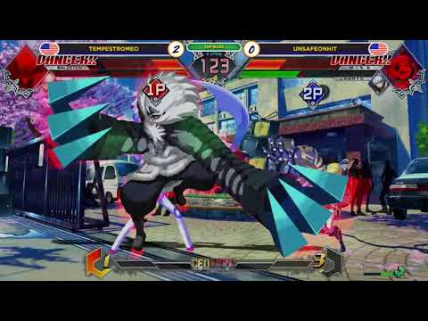 CEOTaku 2018 BlazBlue Tag - Tempestromeo vs UnsafeOnHit - Top 16 Losers