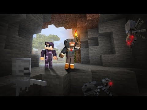 Animators VS Games - Cave Spider Dungeon | Minecraft