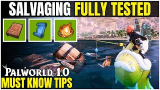 Palworld Salvaging Is Still Amazing! Schematics, Work Suitability Books & More