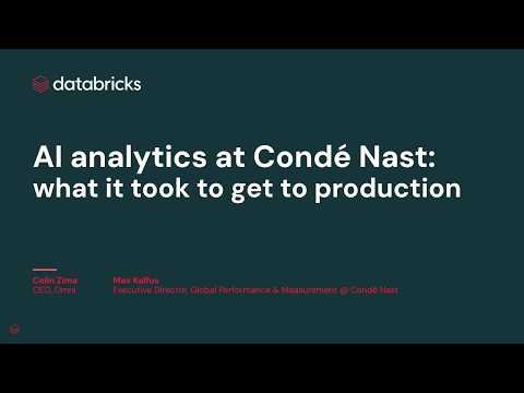 Watch: Sponsored by: Omni | AI analytics at Condé Nast: What it took to get to production
