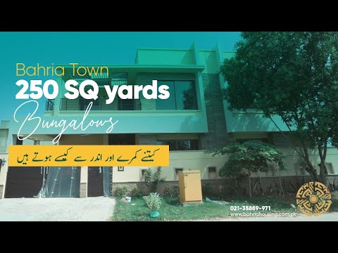 Precinct 1 Bahria Town Karachi | 250 Sqyard Luxury House For Sales | 5 Bedroom House Plan