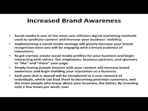 Video presentation: How brands are using social media marketing to scale their business