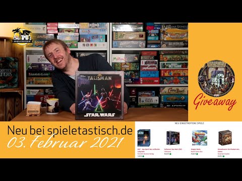 Neu bei spieletastisch.de - 03. Februar 2021