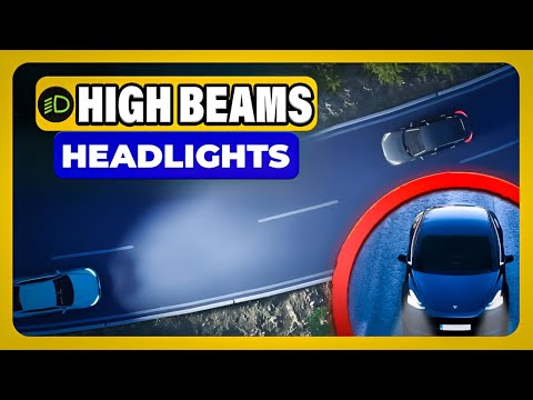 How to Use High Beams - Car Lights DRIVING TIPS