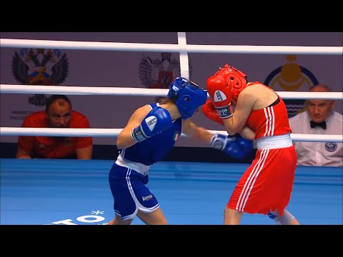R16 (W48kg) STARK Annemarie (GER) vs BONATTI Roberta (ITA) /AIBA WWCHs Ulan Ude 2019