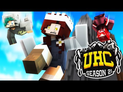 FALLING Over 300 BLOCKS?! - Minecraft Cube UHC Season 21 - Ep.3