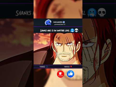 Shanks haki is just on another level #shanks #kizaru #onepiece