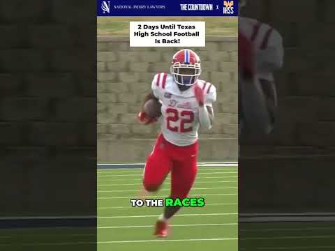Posting 1 play every day until Texas High School Football is back! 2 Days left!