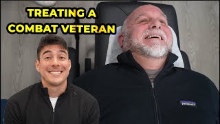 Combat Veteran Gets Adjusted | Dr. Tyler Bigenho, Irvine Chiropractor | CleanSpine ❤️