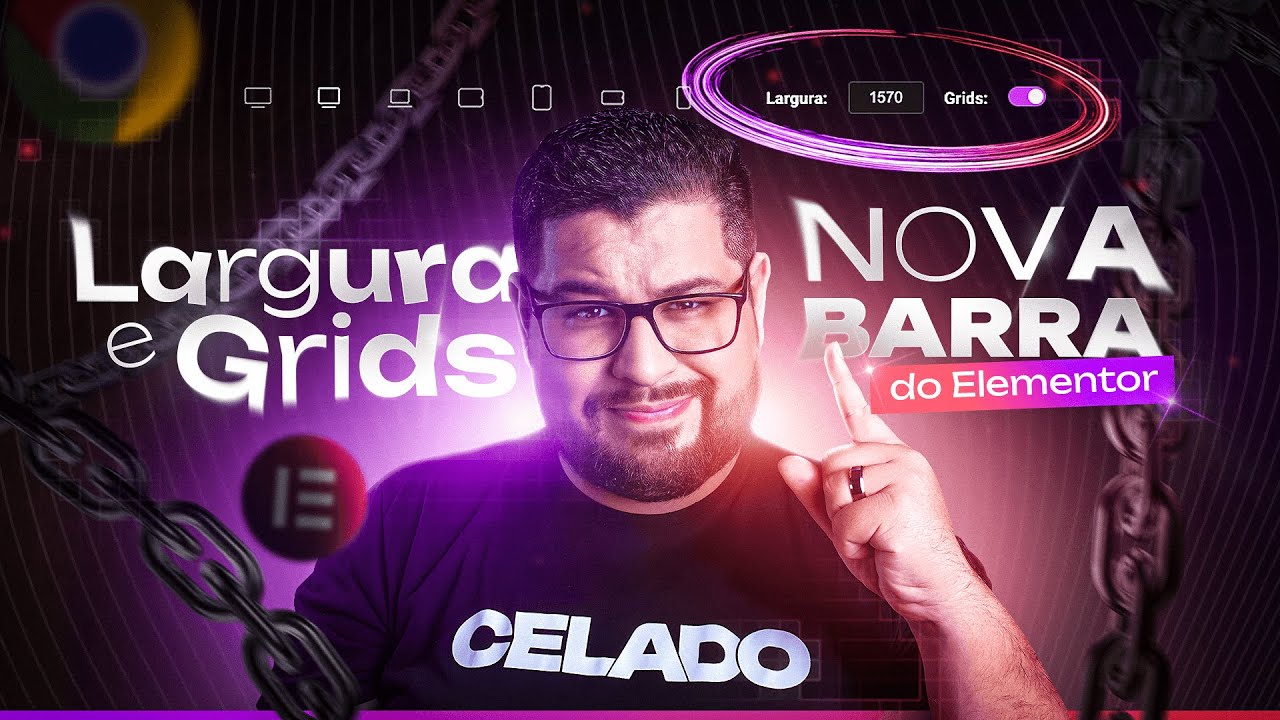 Enabling width and grids in the new Elementor bar [Chrome Extension - Free]