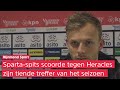 Doelpuntenmaker Thy na Heracles-Sparta (1-1): 'Ongelukkig einde'