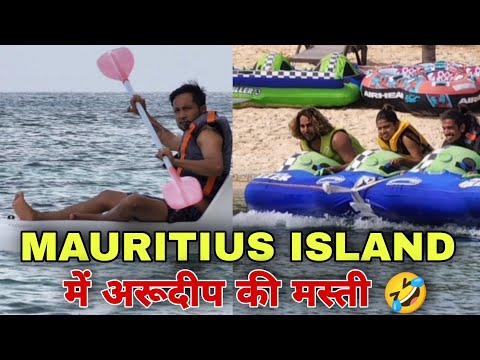 Mauritius Island पर Pawandeep Arunita की मस्ती 🤩| Pawandeep Arunita In Mauritius Beach 😍