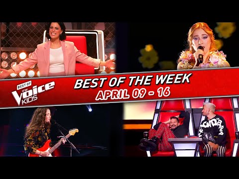 😍The BEST of the WEEK in The Voice Kids #4! | 📆April 09-16  2021