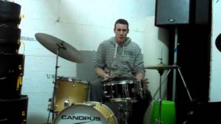 Video review for Canopus New Black Nickel Brass snare drum by James Bashford