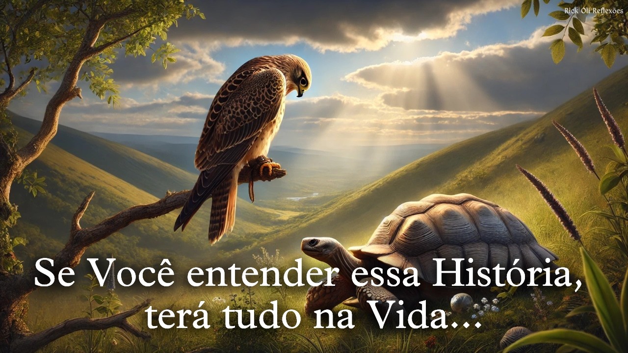 A TARTARUGA E O FALCÃO | Uma linda reflexão de Vida