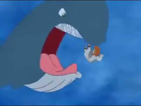 desenho bíblico, jonas e o grande peixe