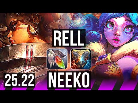 RELL & Maokai vs NEEKO & Yunara (SUP) | 4/3/22 | KR Challenger | 25.22