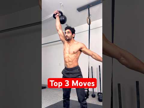 Master These 3 Kettlebell Moves🔥 #kettlebell #shredded #mobility #motivation #fitness #workout