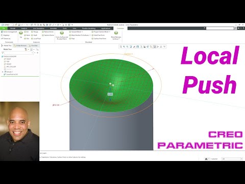 Creo Parametric - Local Push - Another weird feature from the early Pro/ENGINEER days