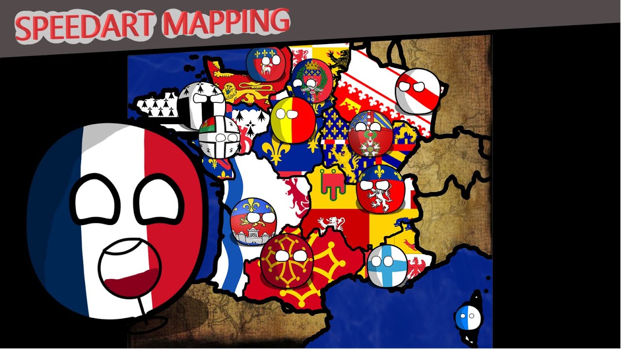 French regions | SPEEDART MAPPING