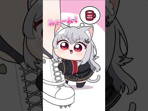 【手描き】猫の鳴きマネが似過ぎている領国つかさ【#すぺしゃりて公式切り抜き】