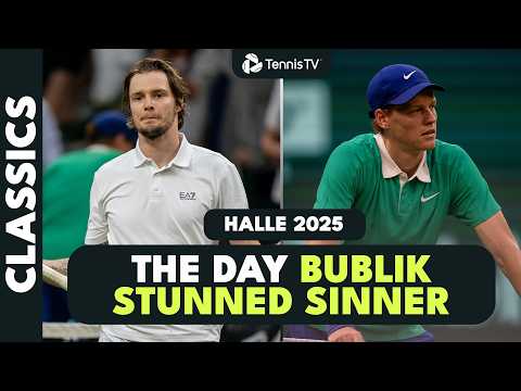 The Day Bublik STUNNED Sinner 😱 | Full Condensed Jannik Sinner vs Alexander Bublik Halle 2025 Match