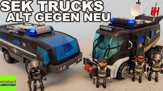 Playmobil SEK Truck Vergleich Alt gegen Neu seratus1 unboxing