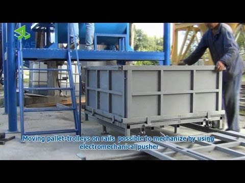 Production from foam concrete blocks (CLC blocks) on equipment from company "GRIVAS" (Ukraine)